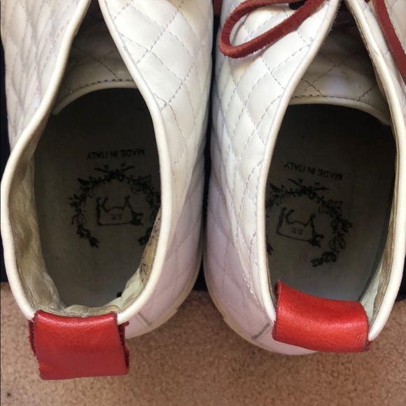 Del Toro White Quilted Sneakers (men’s) - Picture 5 of 5